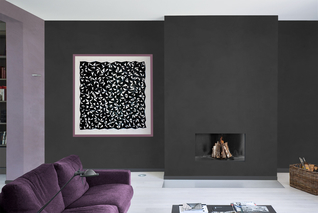 ROOMMATES, Düsseldorf, Katharina Hagemann, Grafik Designer, Nicola Warnholtz, Interior Designer, digitale Bildbearbeitung, digitale Ansichten, Farbberatung, farbliche Raumkonzepte, Kaminzimmer, dunkelgraue Wand, Farbton Off Black, Farrow & Ball, Verlaine94
