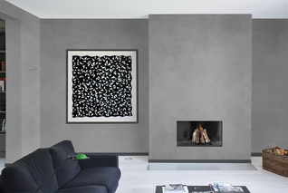 ROOMMATES, Düsseldorf, Katharina Hagemann, Grafik Designer, Nicola Warnholtz, Interior Designer, digitale Bildbearbeitung, digitale Ansichten, Farbberatung, farbliche Raumkonzepte, Kaminzimmer, hellgraue Wand, Farbton Gustav 64, Anna v. Mangoldt