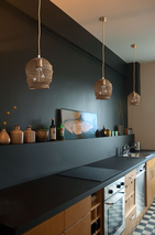 ROOMMATES, Düsseldorf, Katharina Hagemann, Grafik Designer, Nicola Warnholtz, Interior Designer, digitale Bildbearbeitung, digitale Ansichten, Farbberatung, farbliche Raumkonzepte, Beleuchtung, rockettstgeorge, lighting/ceiling-pendant-lights/porcelain-brass-arm-ceiling-light-black
